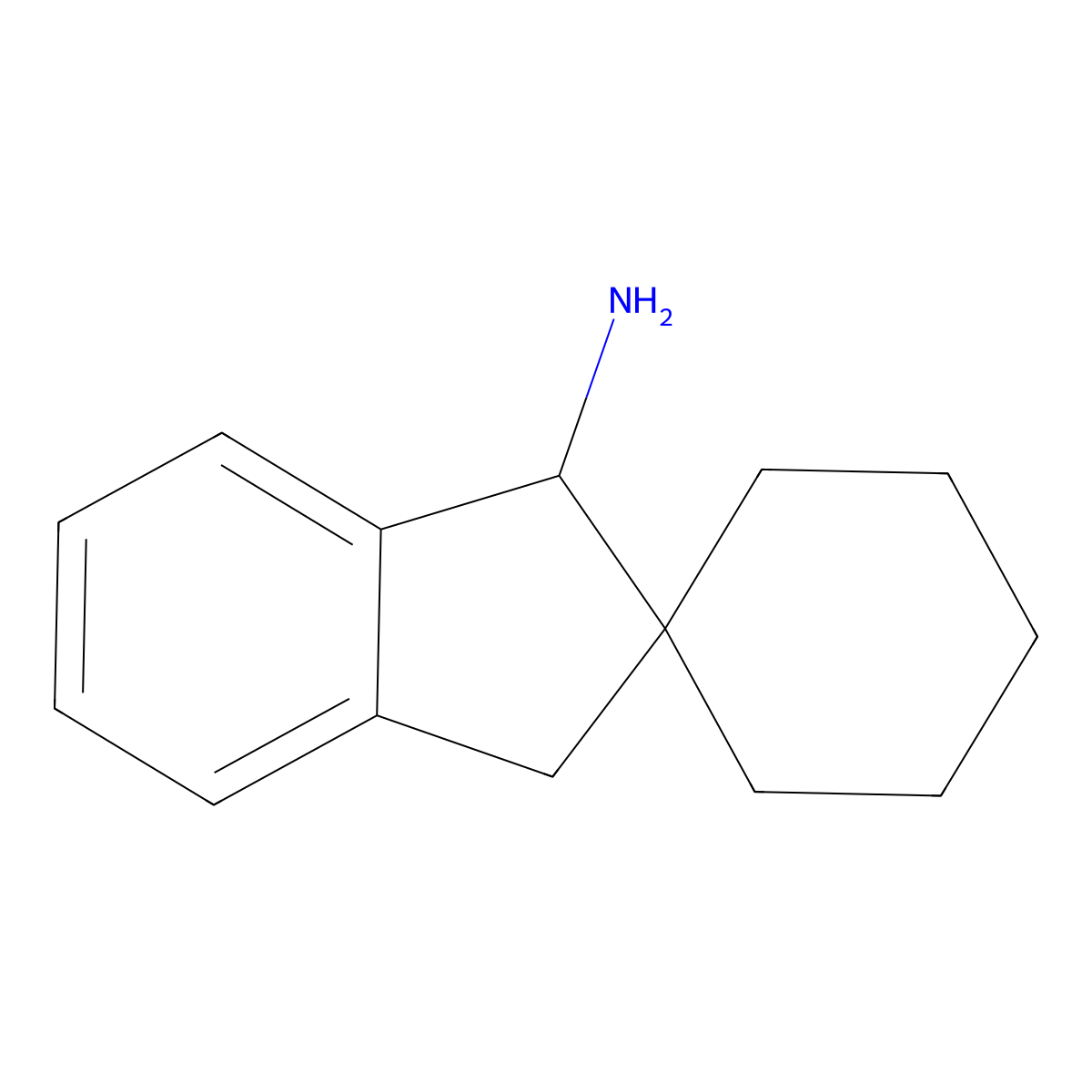 1',3'-Dihydrospiro[cyclohexane-1,2'-inden]-3'-amine molecular structure, CAS 2460755-82-0