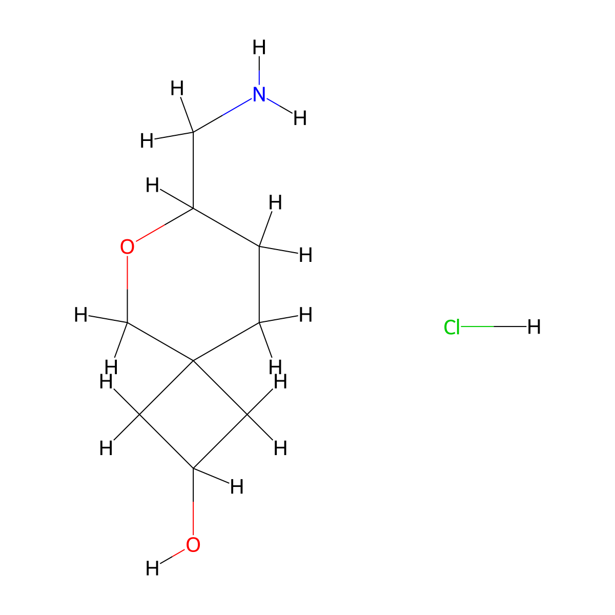 7-(Aminomethyl)-6-oxaspiro[3.5]nonan-2-olhydrochloride molecular structure, CAS 2460756-64-1