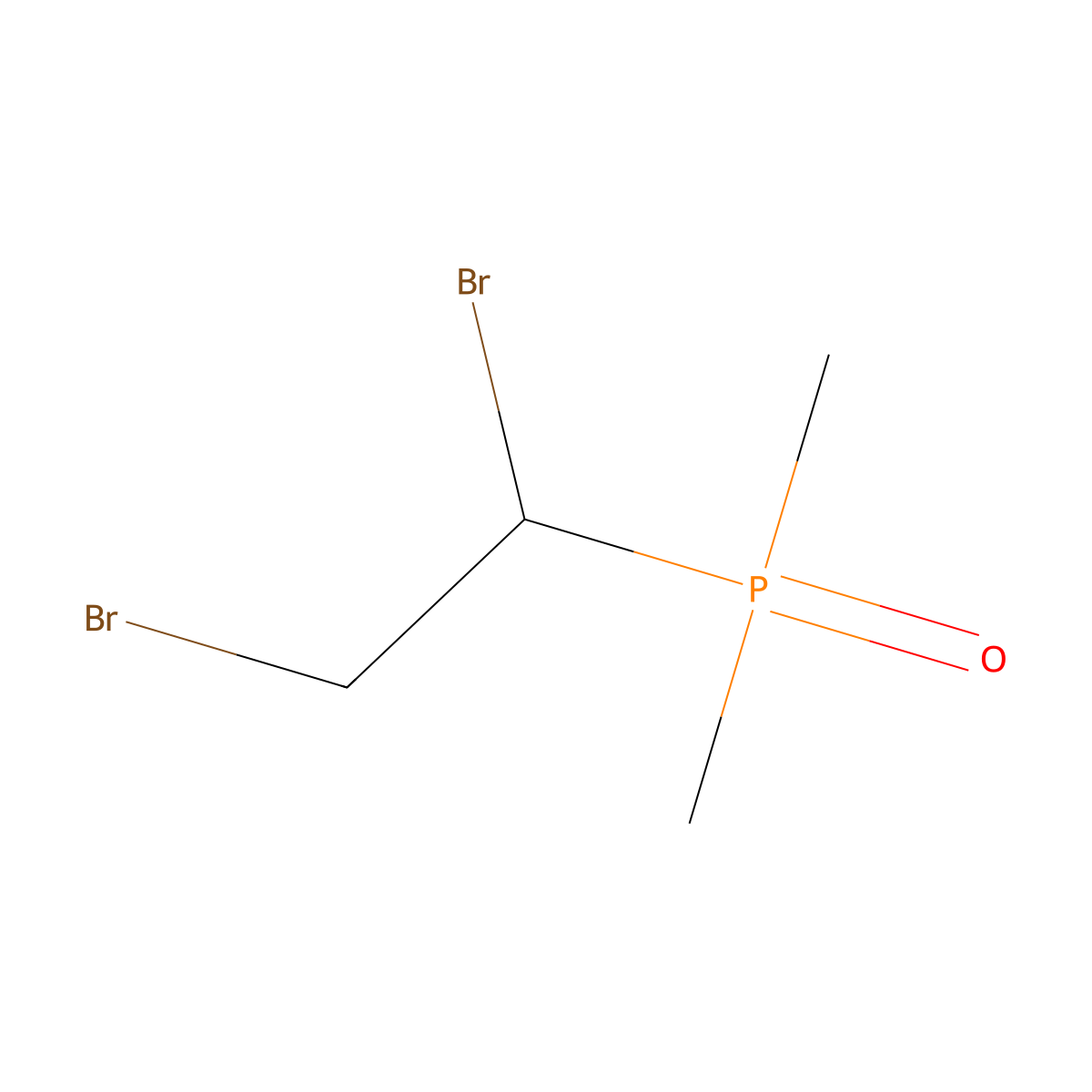 1,2-Dibromo-1-(dimethylphosphoryl)ethane molecular structure, CAS 2460756-70-9