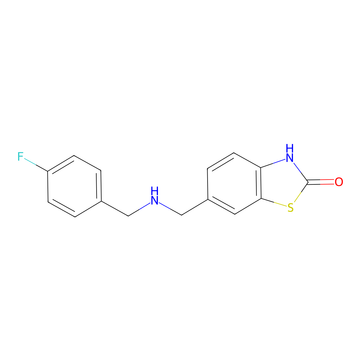 6-({[(4-Fluorophenyl)methyl]amino}methyl)-1,3-benzothiazol-2-ol molecular structure, CAS 2460756-87-8