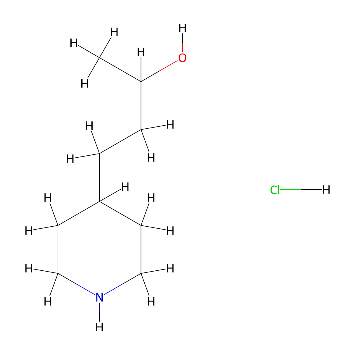 4-(Piperidin-4-yl)butan-2-ol hydrochloride molecular structure, CAS 2460757-26-8