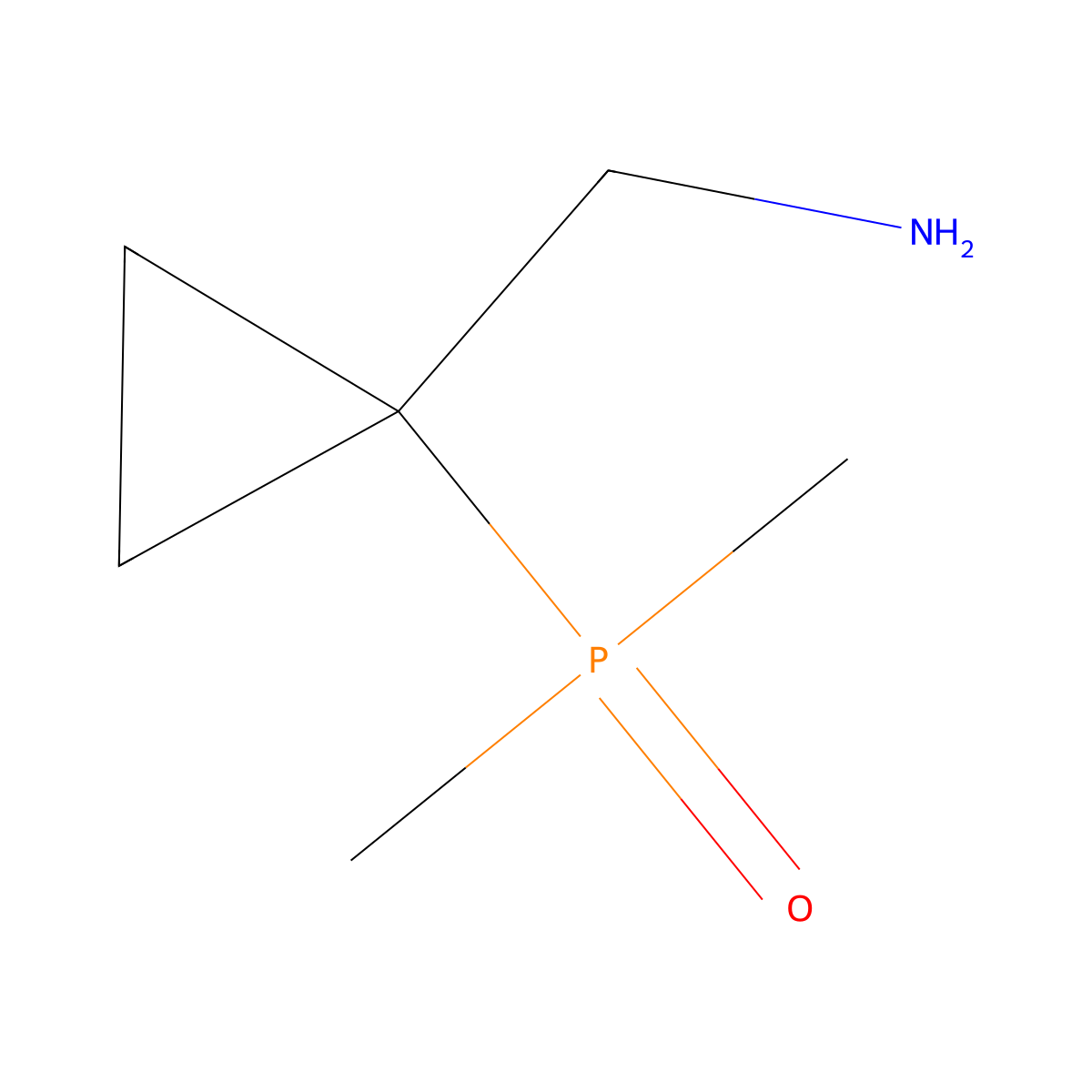 1-[1-(Dimethylphosphoryl)cyclopropyl]methanamine molecular structure, CAS 2460757-38-2