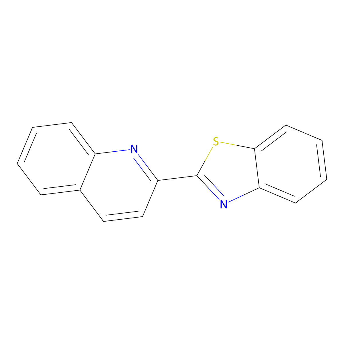 2-Benzothiazol-2-yl-quinoline molecular structure, CAS 24613-99-8