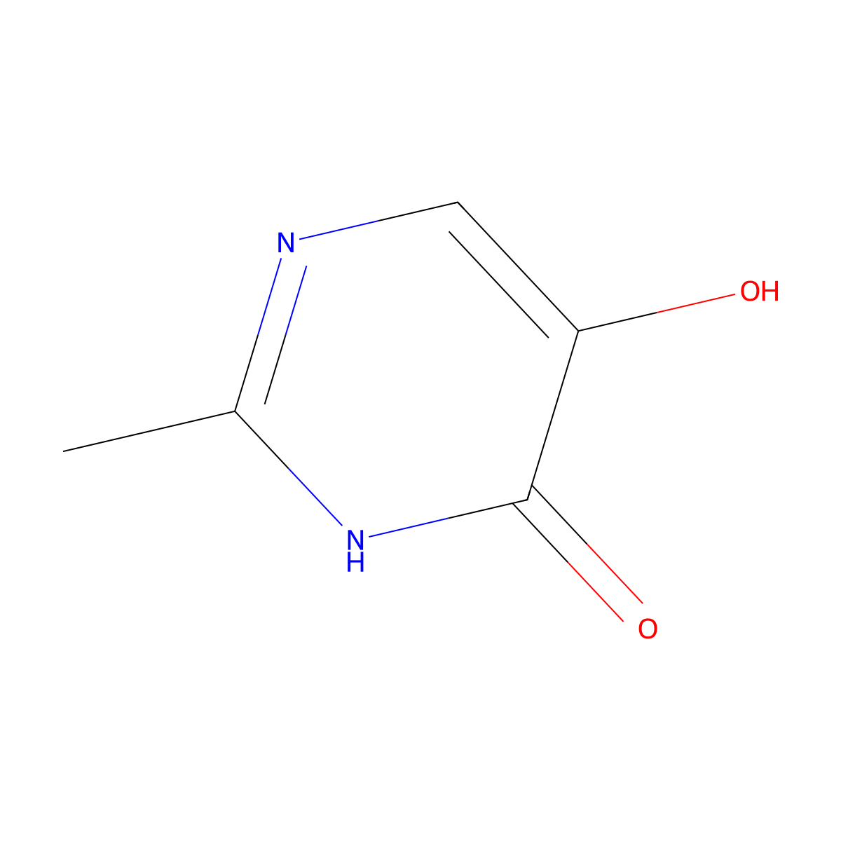 5-Hydroxy-2-methylpyrimidin-4(3h)-one molecular structure, CAS 24614-14-0