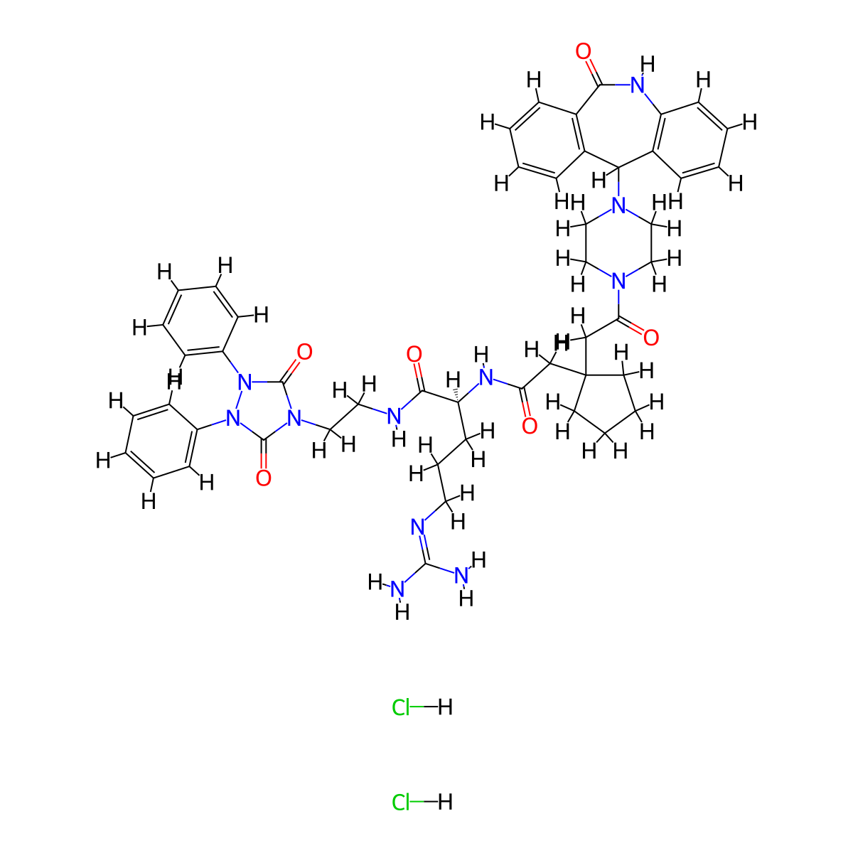 BIIE-0246 (dihydrochloride) molecular structure, CAS 246146-31-6