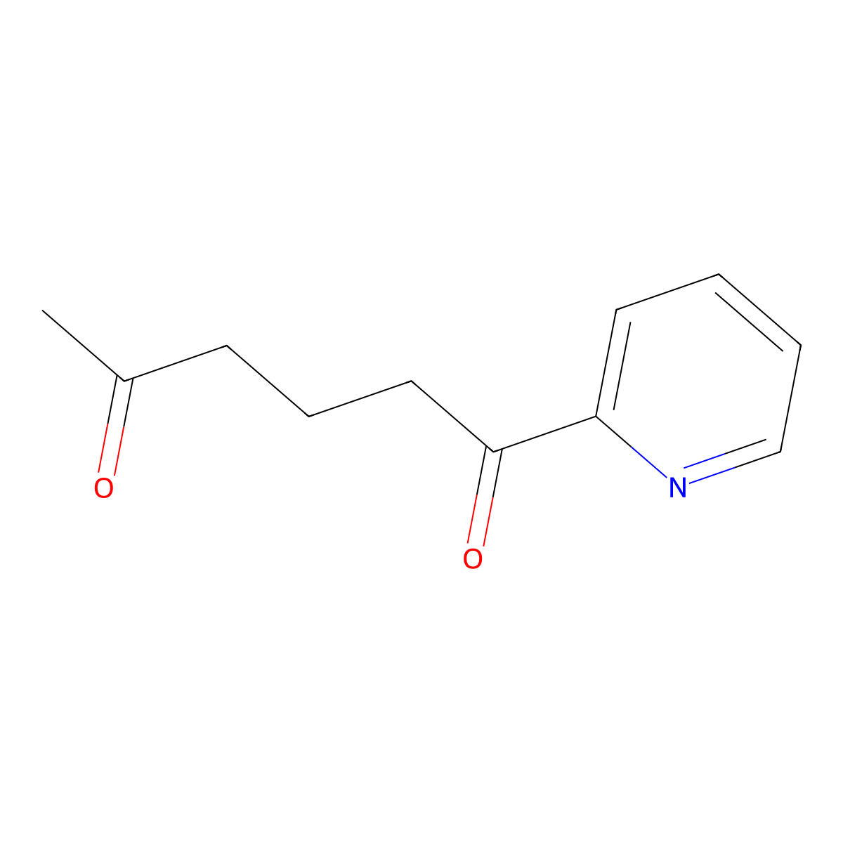 1-(2-Pyridyl)hexan-1,5-dione molecular structure, CAS 246160-12-3