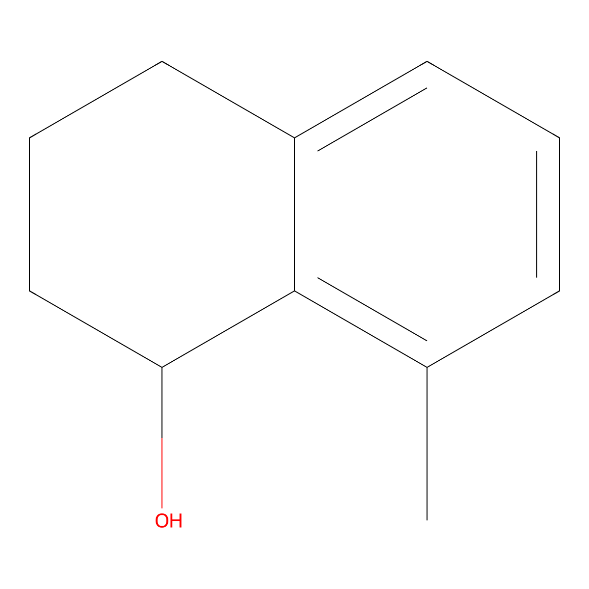 8-Methyl-1,2,3,4-tetrahydronaphthalen-1-ol molecular structure, CAS 246162-37-8
