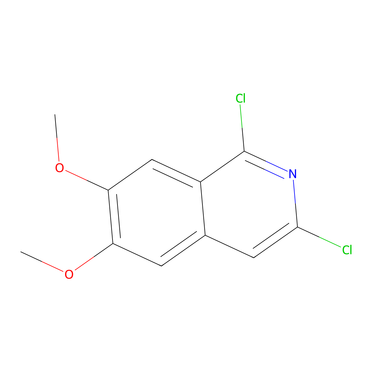 1,3-Dichloro-6,7-dimethoxyisoquinoline molecular structure, CAS 24623-42-5