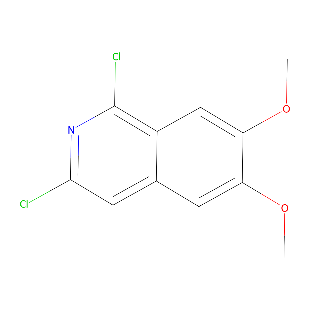 1,3-Dichloro-6,7-dimethoxyisoquinoline molecular structure, CAS 24623-42-5