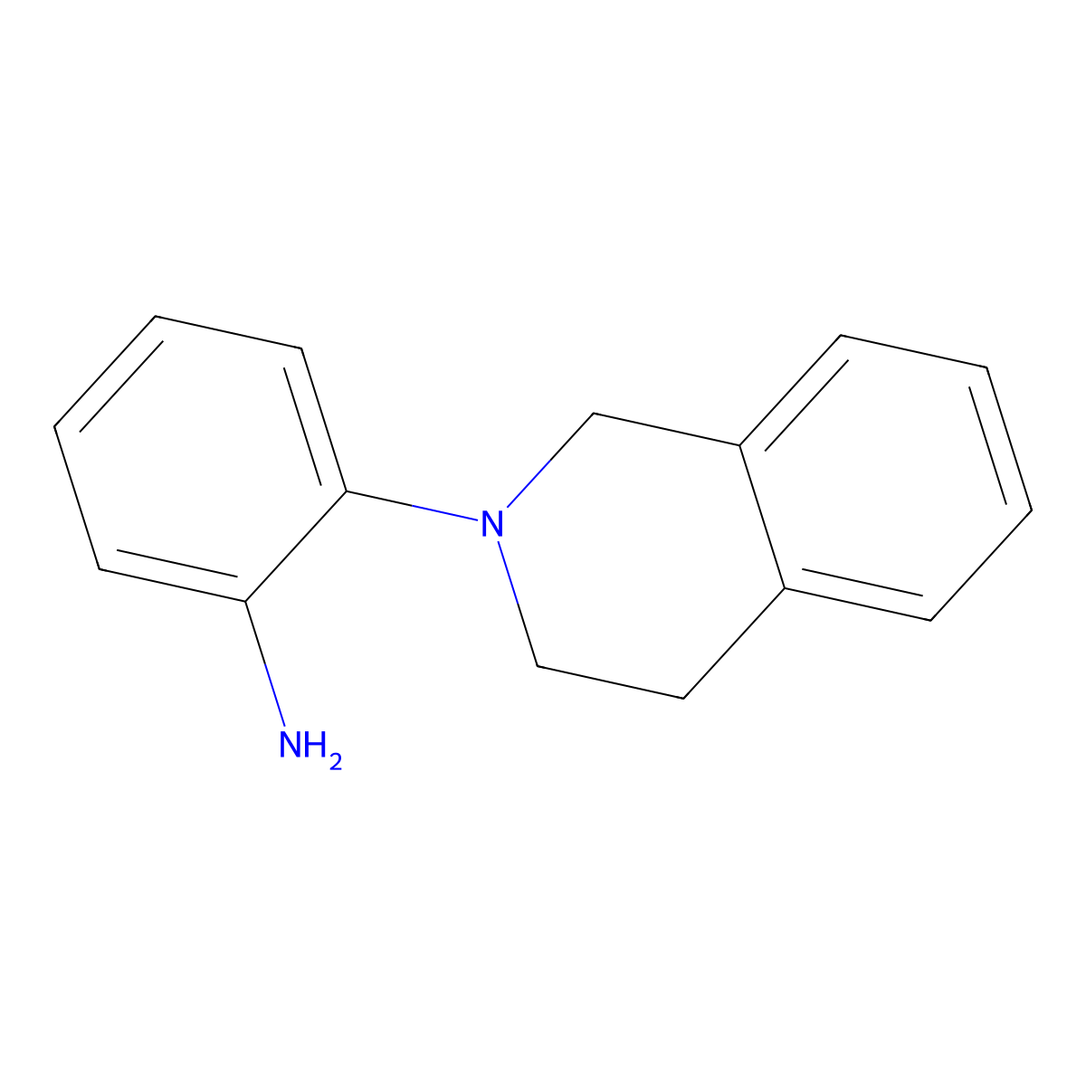 2-(1,2,3,4-Tetrahydroisoquinolin-2-yl)aniline molecular structure, CAS 246247-91-6