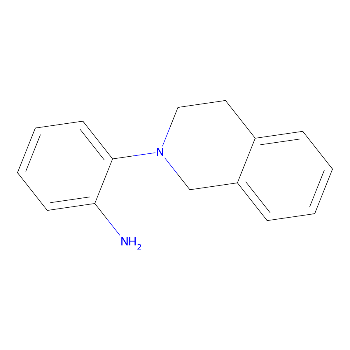 2-(1,2,3,4-Tetrahydroisoquinolin-2-yl)aniline molecular structure, CAS 246247-91-6