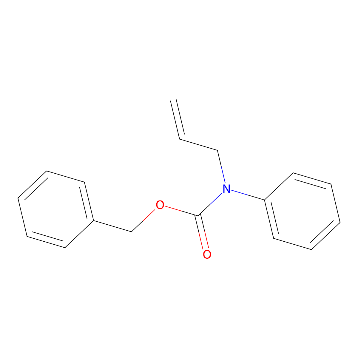 benzyl N-phenyl-N-(prop-2-en-1-yl)carbamate molecular structure, CAS 246257-97-6