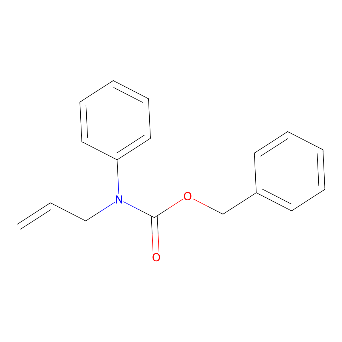 benzyl N-phenyl-N-(prop-2-en-1-yl)carbamate molecular structure, CAS 246257-97-6