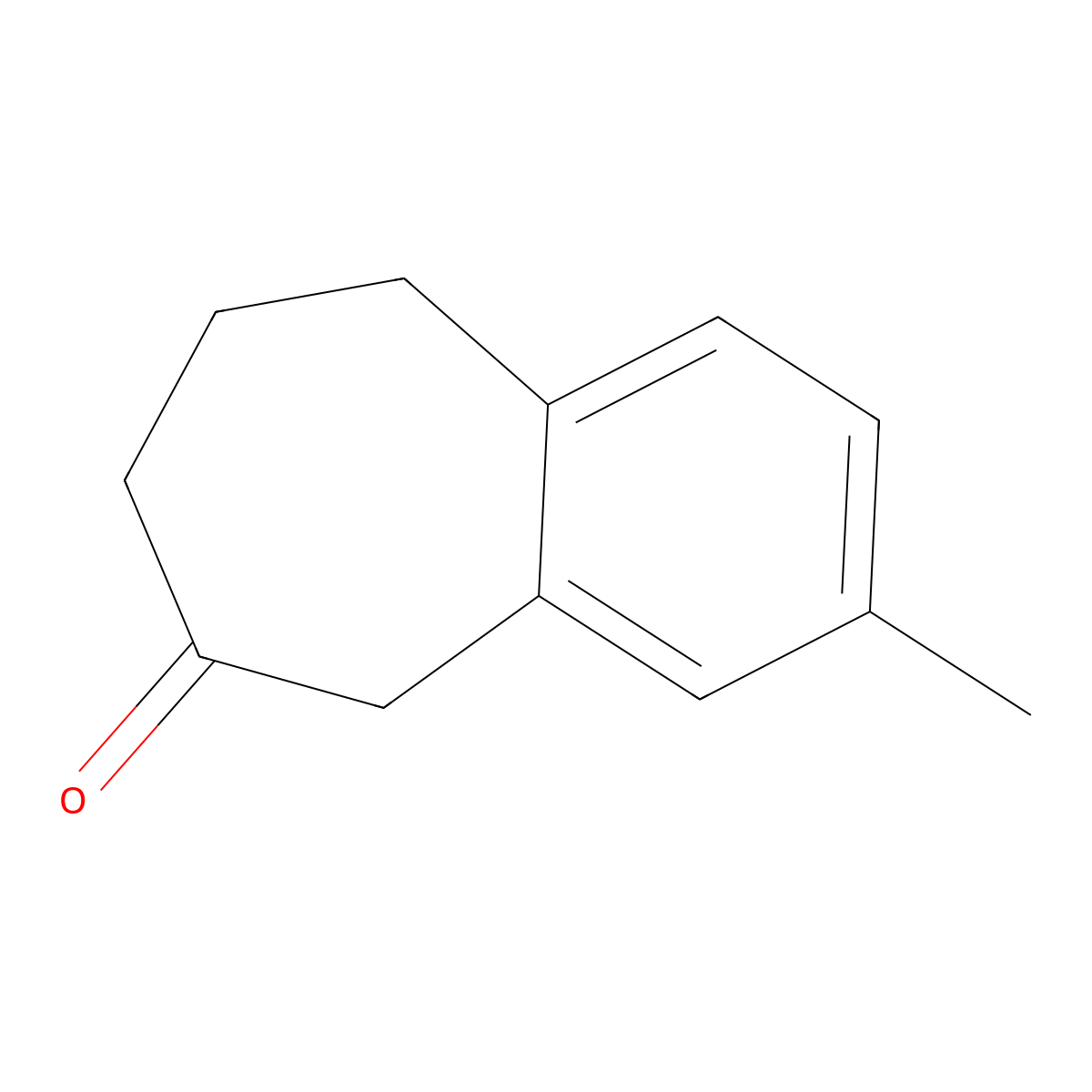 3-Methyl-6,7,8,9-tetrahydro-5H-benzo[7]annulen-6-one molecular structure, CAS 246261-95-0