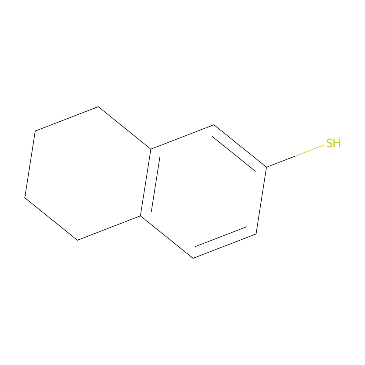 5,6,7,8-Tetrahydronaphthalene-2-thiol molecular structure, CAS 24634-91-1