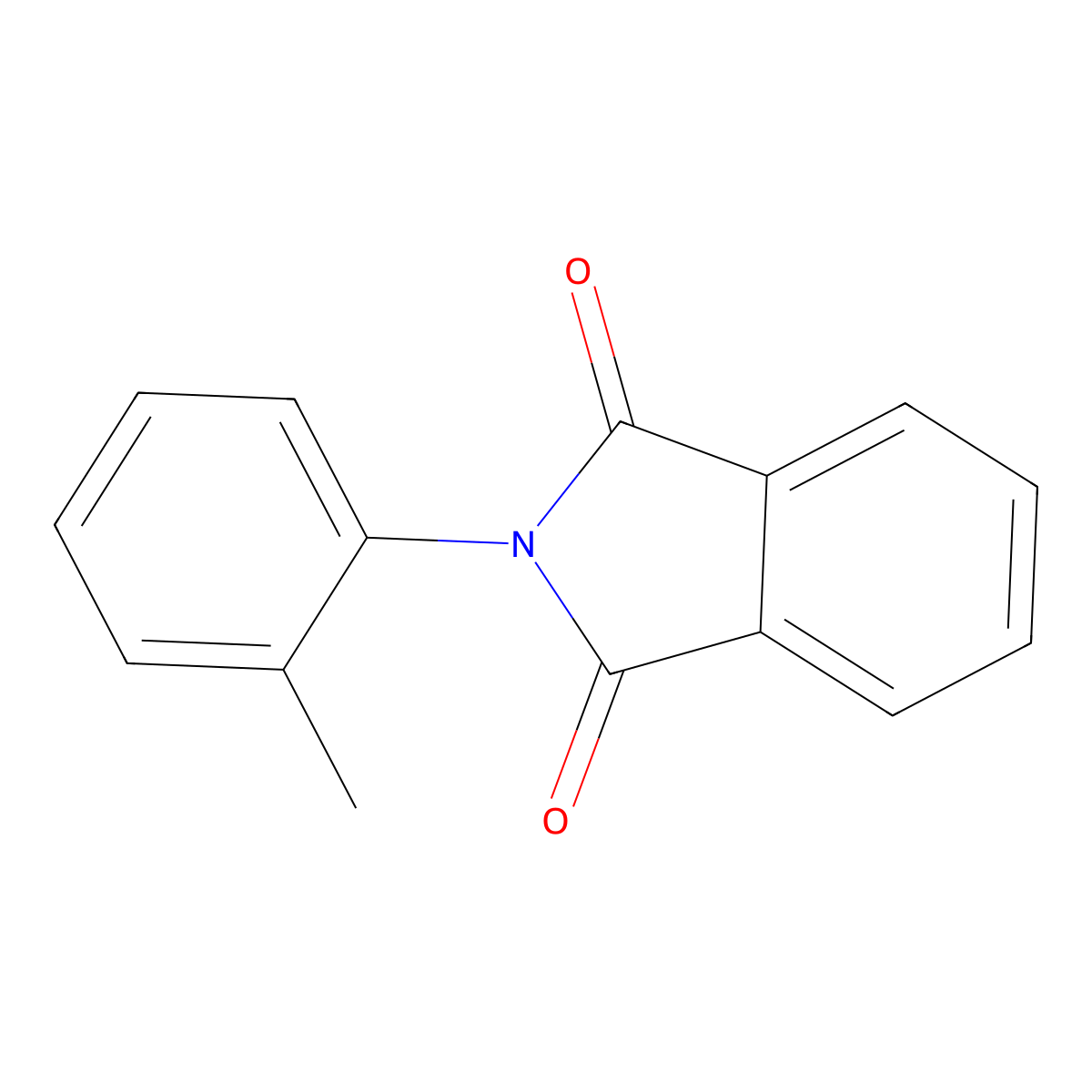 2-(2-Methylphenyl)-1H-isoindole-1,3(2H)-dione molecular structure, CAS 2464-33-7