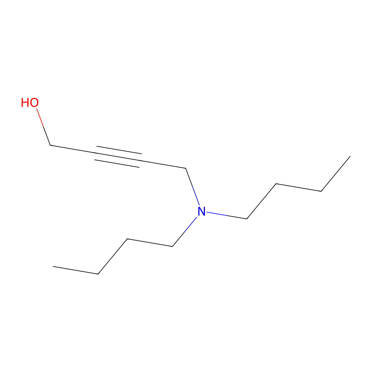 4-(Dibutylamino)but-2-yn-1-ol molecular structure, CAS 24642-55-5