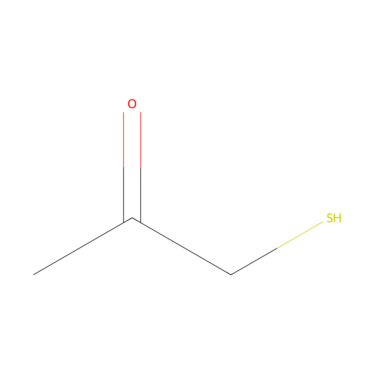 1-Mercapto-2-propanone molecular structure, CAS 24653-75-6