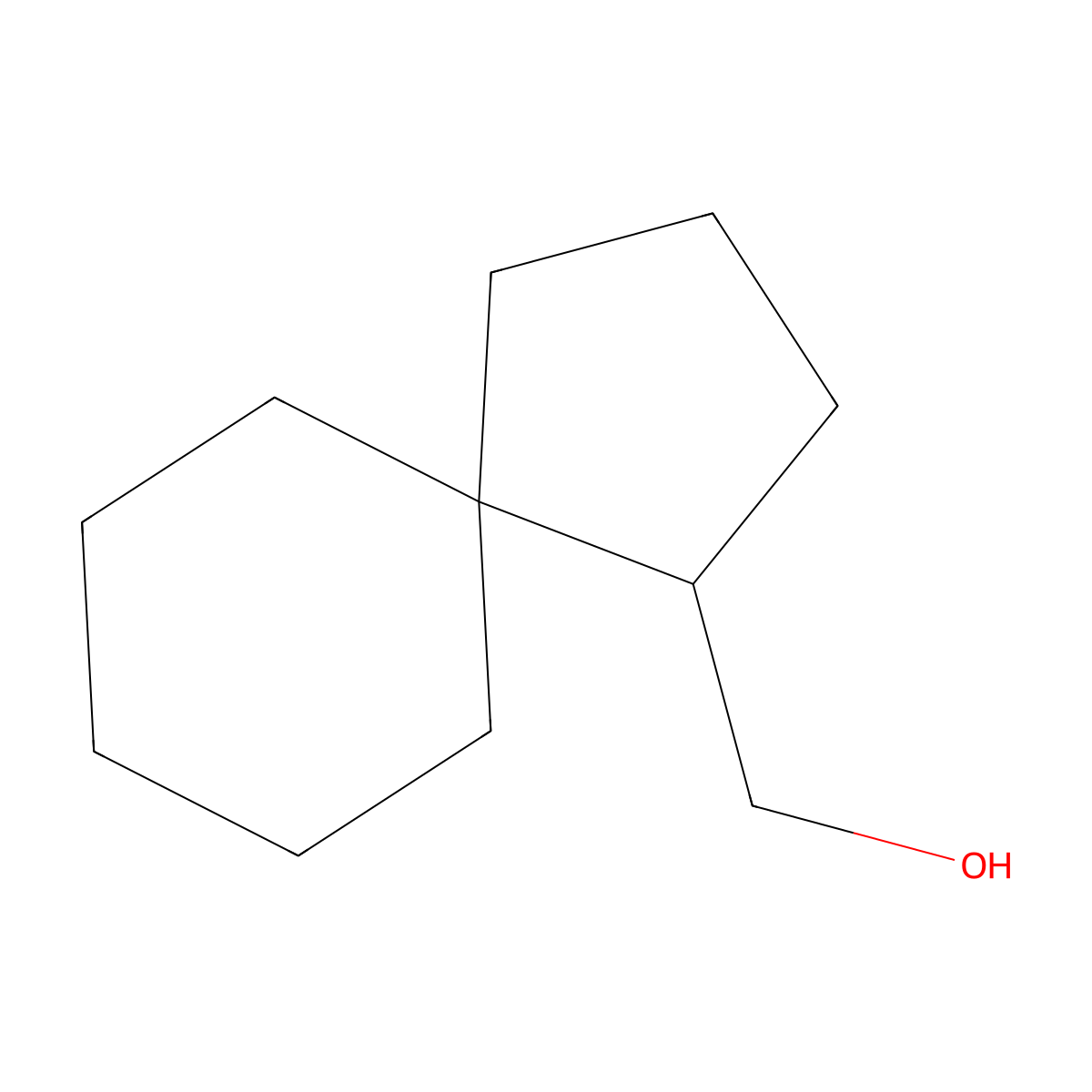 {Spiro[4.5]decan-1-yl}methanol molecular structure, CAS 24654-59-9