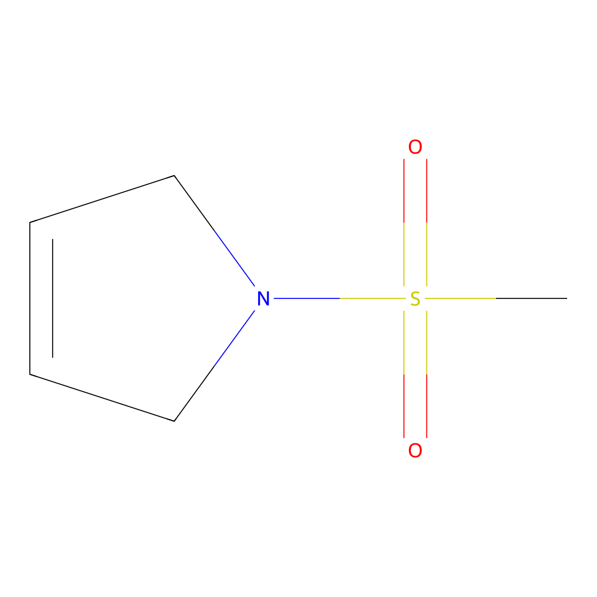 1-(Methylsulfonyl)-2,5-dihydro-1H-pyrrole molecular structure, CAS 246540-50-1