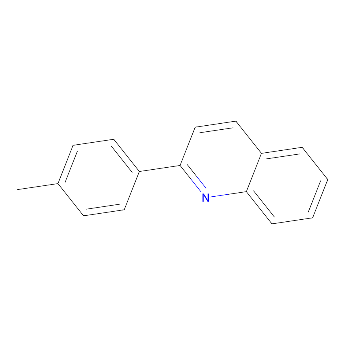 2-(P-Tolyl)quinoline molecular structure, CAS 24667-94-5