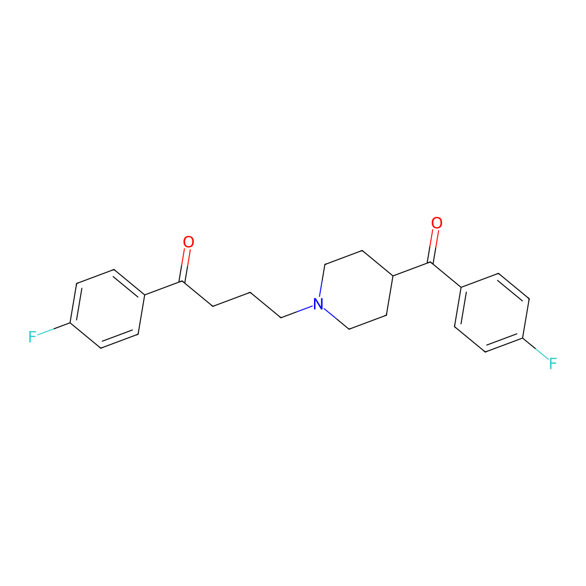 Lenperone molecular structure, CAS 24678-13-5