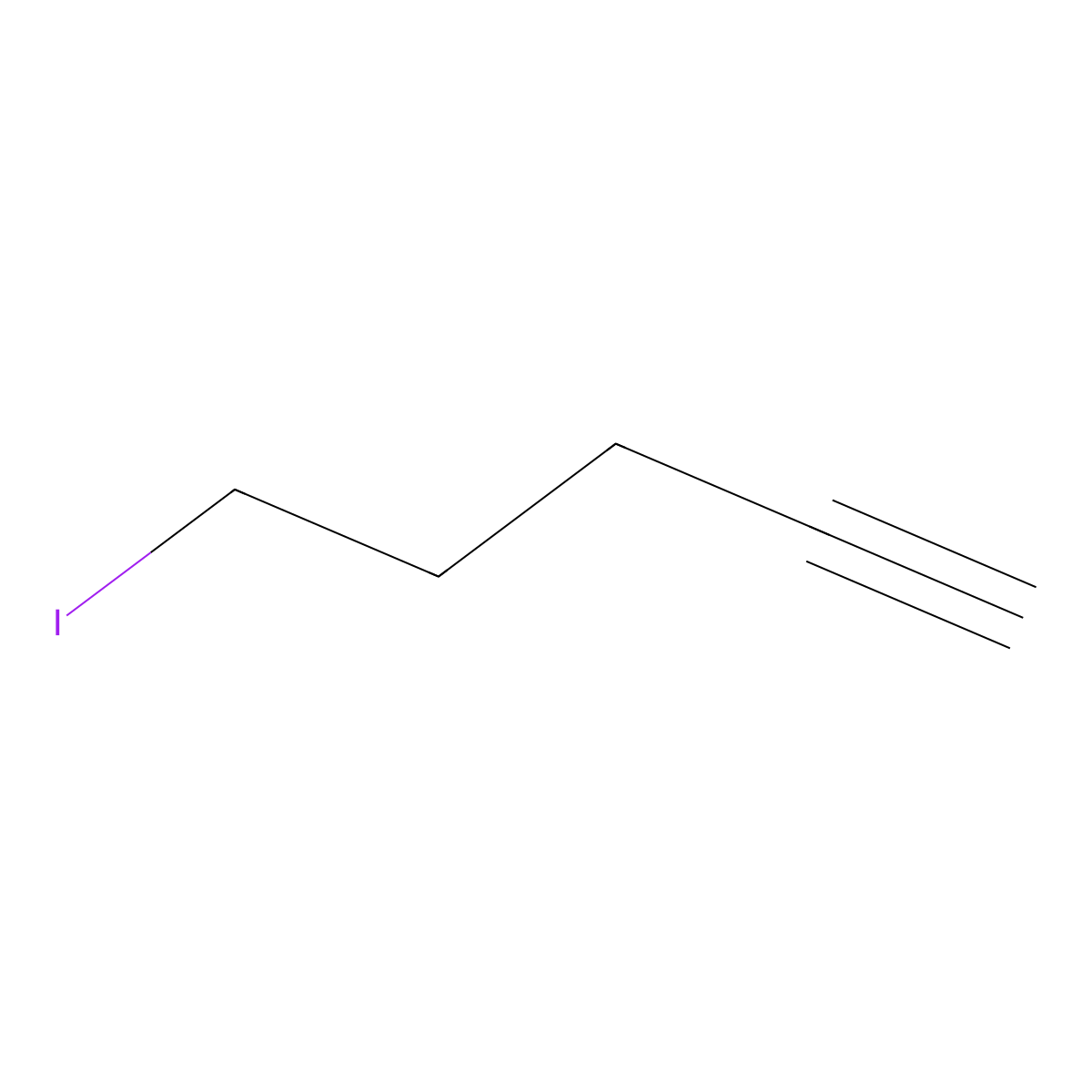 5-Iodo-1-pentyne molecular structure, CAS 2468-55-5