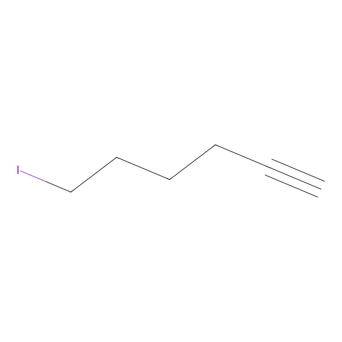 6-Iodohex-1-yne molecular structure, CAS 2468-56-6