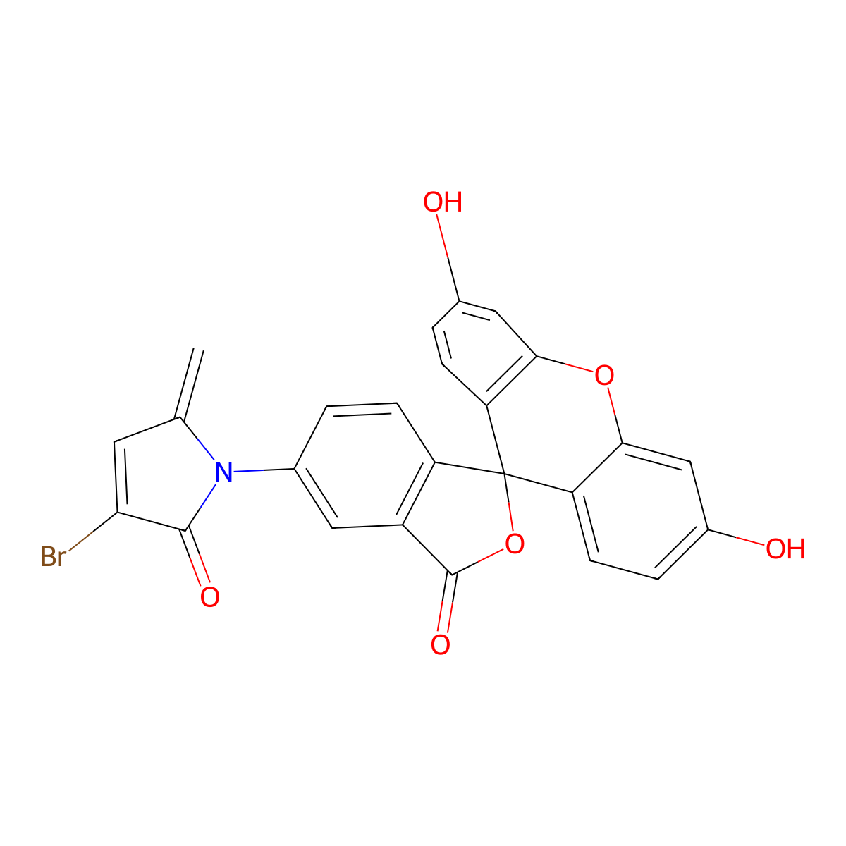 Br-5MP-Fluorescein molecular structure, CAS 2468100-39-0