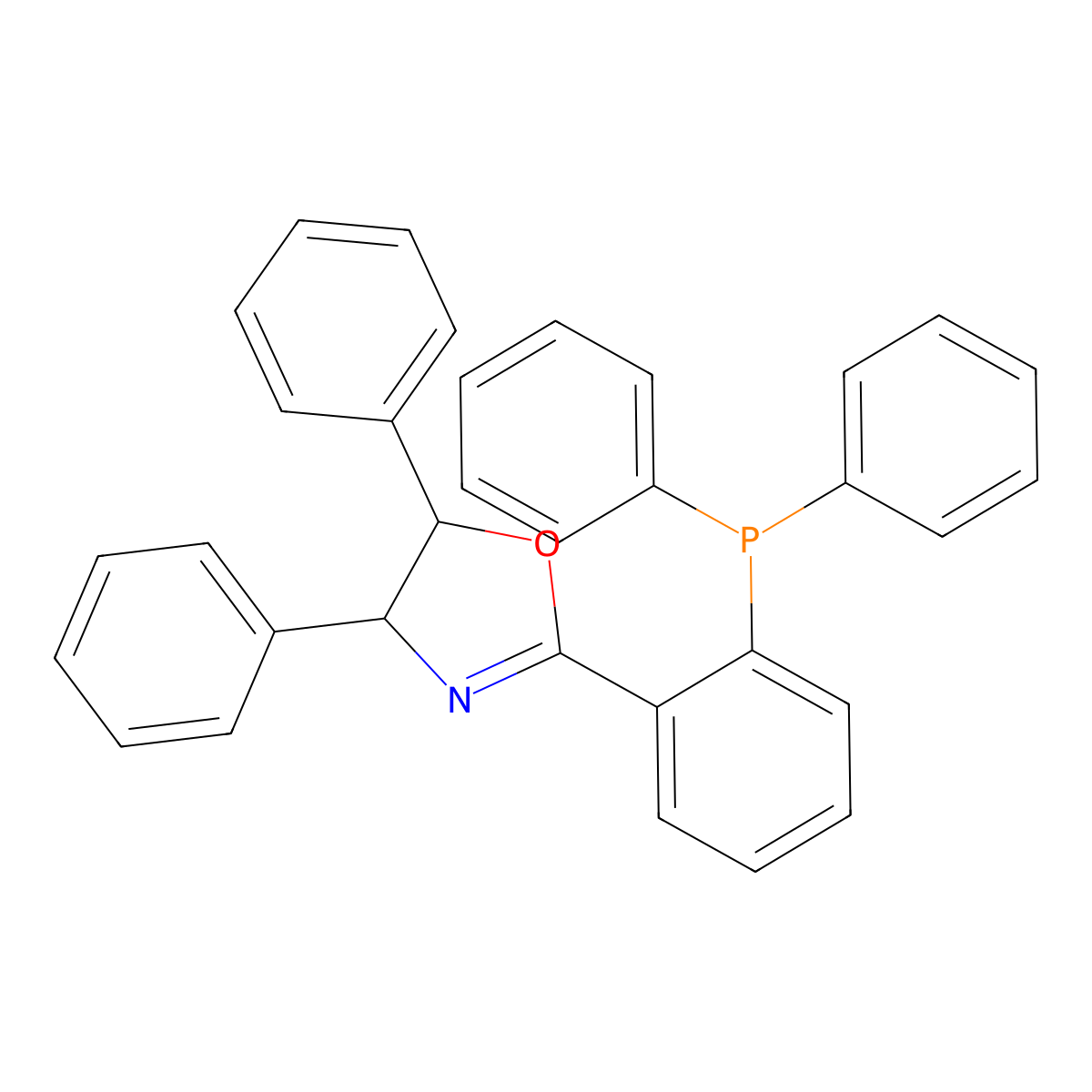 (4S,5R)-2-(2-(Diphenylphosphanyl)phenyl)-4,5-diphenyl-4,5-dihydrooxazole molecular structure, CAS 2468233-72-7