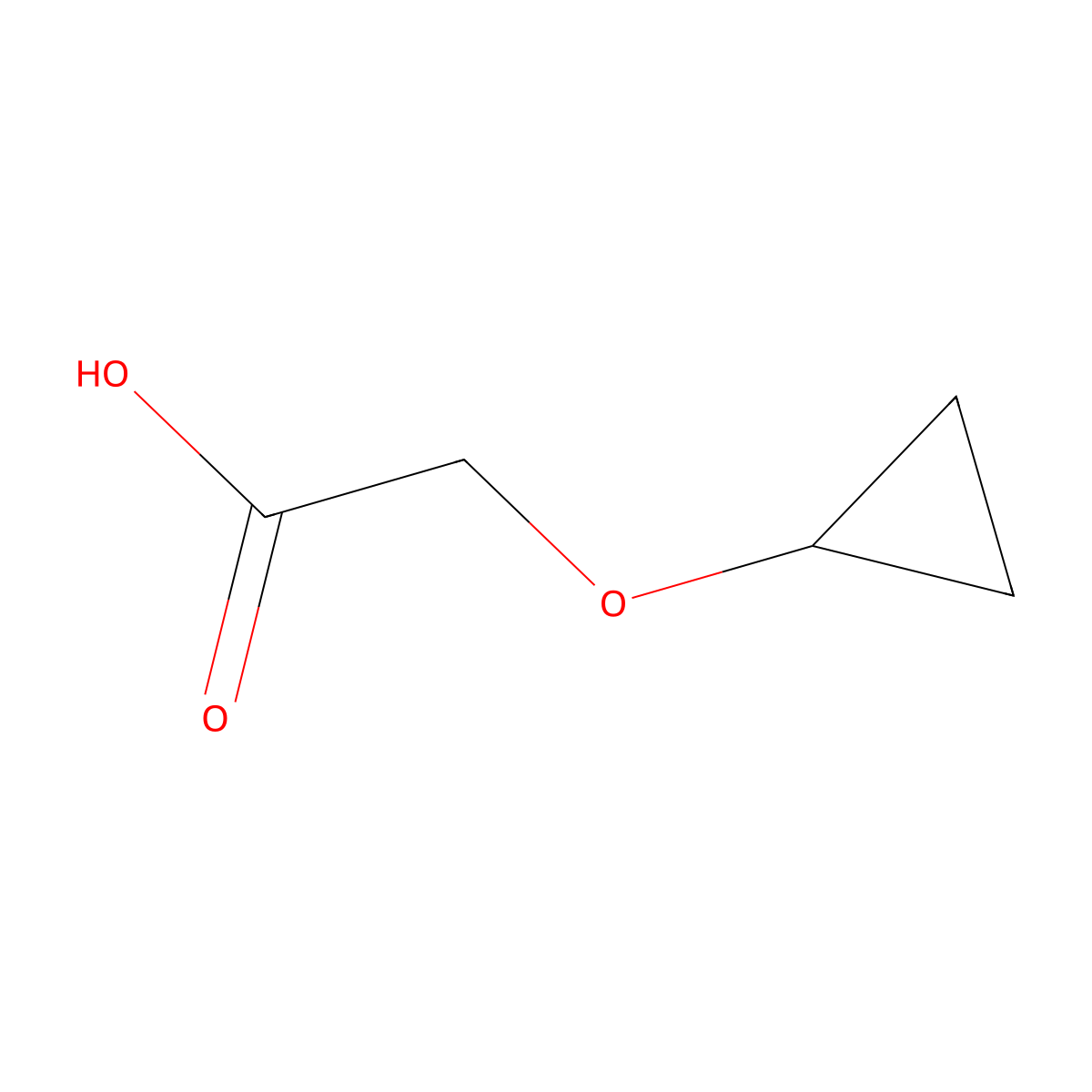 2-(Cyclopropyloxy)acetic acid molecular structure, CAS 246869-07-8