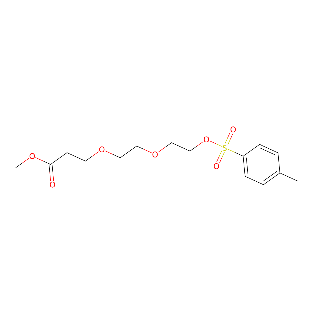 Tos-PEG3-methyl ester molecular structure, CAS 2468714-93-2