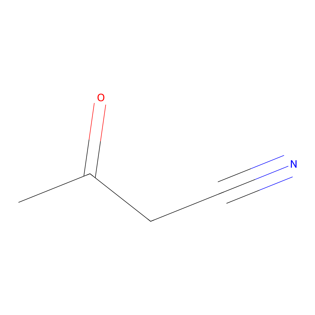 3-Oxobutyronitrile molecular structure, CAS 2469-99-0