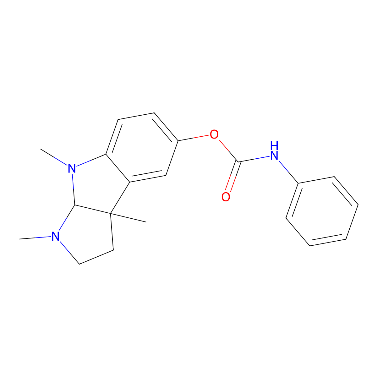 Eseroline, phenylcarbamate molecular structure, CAS 2469279-26-1