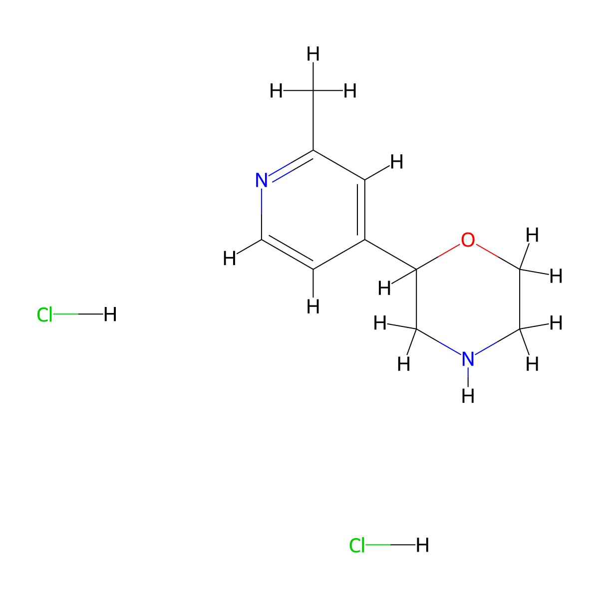 2-(2-Methylpyridin-4-yl)morpholine dihydrochloride molecular structure, CAS 2469600-01-7