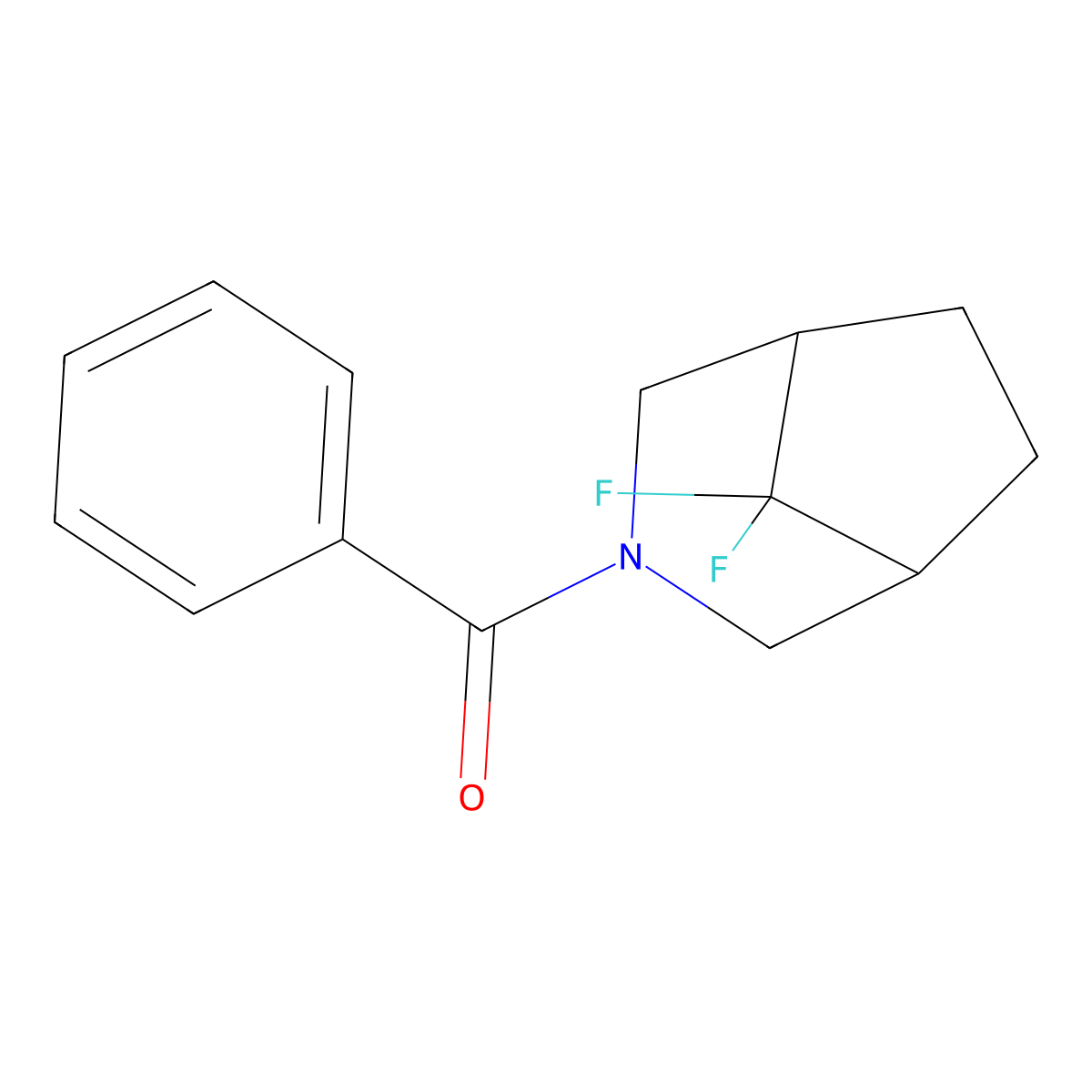 3-Benzoyl-8,8-difluoro-3-azabicyclo[3.2.1]octane molecular structure, CAS 2469781-84-6