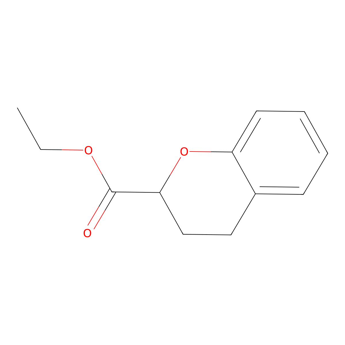Ethyl Chroman-2-carboxylate molecular structure, CAS 24698-77-9