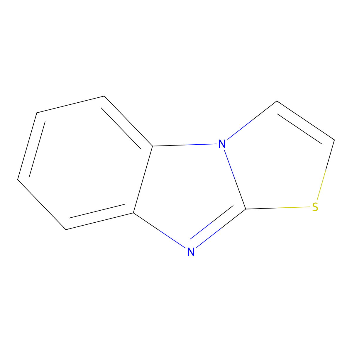 [1,3]Thiazolo[3,2-a]benzimidazole molecular structure, CAS 247-83-6