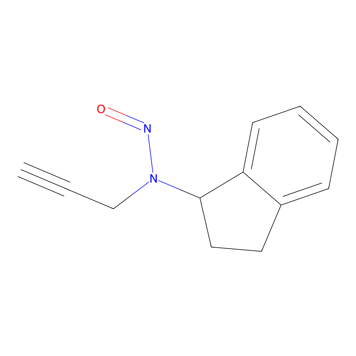 N-nitroso-rasagiline molecular structure, CAS 2470278-90-9