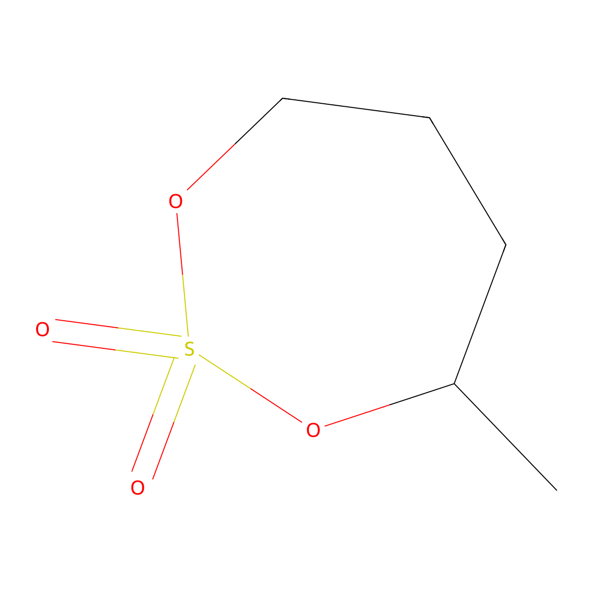 4-Methyl-1,3,2lambda6-dioxathiepane-2,2-dione molecular structure, CAS 2470434-99-0
