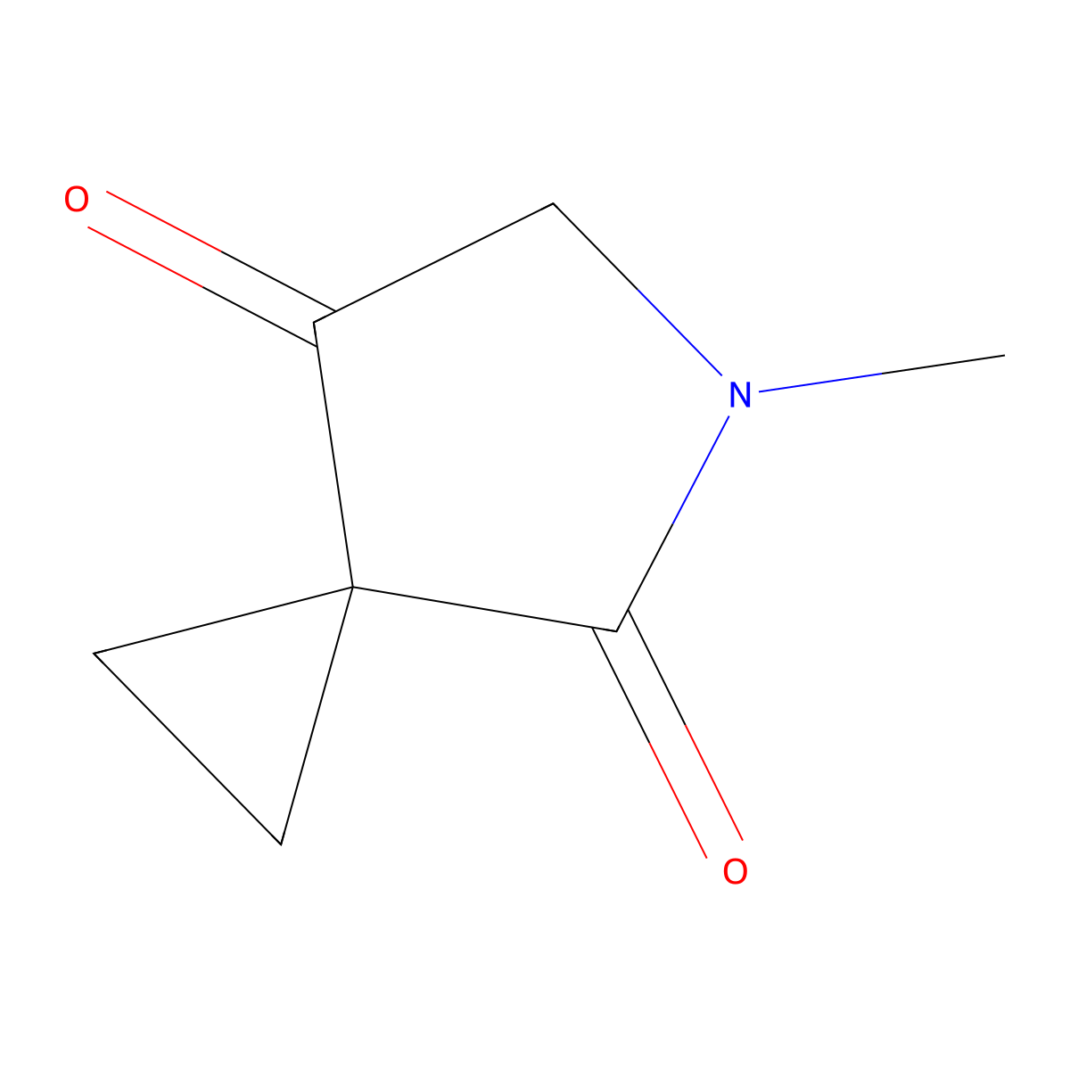 5-Methyl-5-azaspiro[2.4]heptane-4,7-dione molecular structure, CAS 2470435-12-0