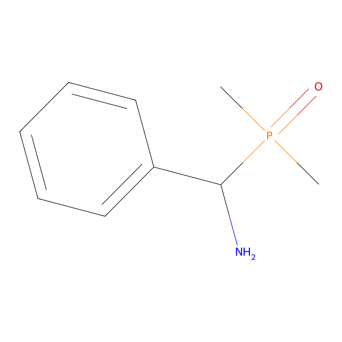 1-(Dimethylphosphoryl)-1-phenylmethanamine molecular structure, CAS 2470435-23-3