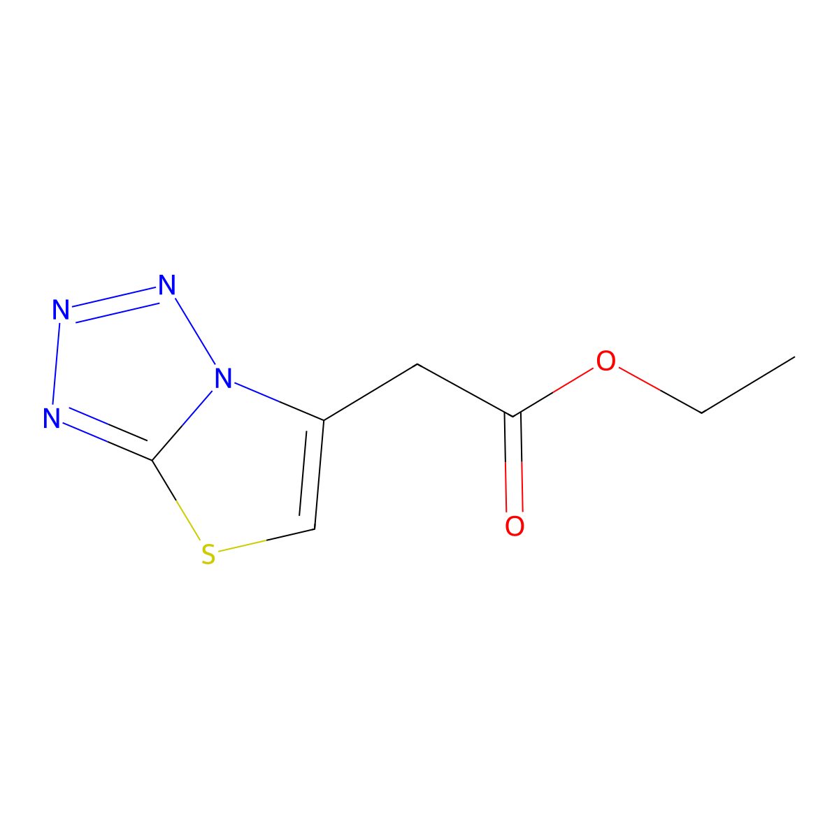 Ethyl 2-{[1,2,3,4]tetrazolo[5,1-b][1,3]thiazol-6-yl}acetate molecular structure, CAS 2470435-24-4