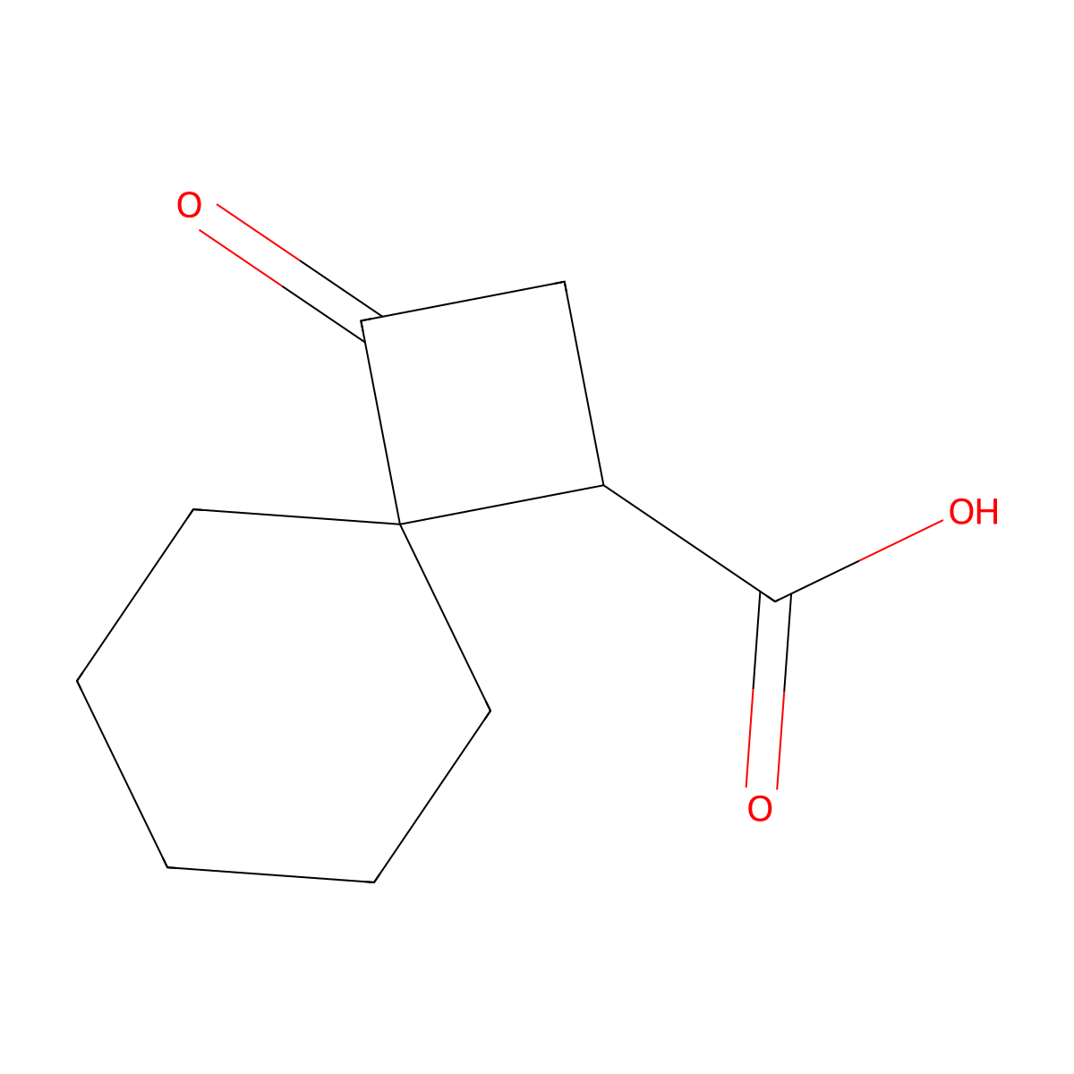 3-Oxospiro[3.5]nonane-1-carboxylic acid molecular structure, CAS 2470437-26-2