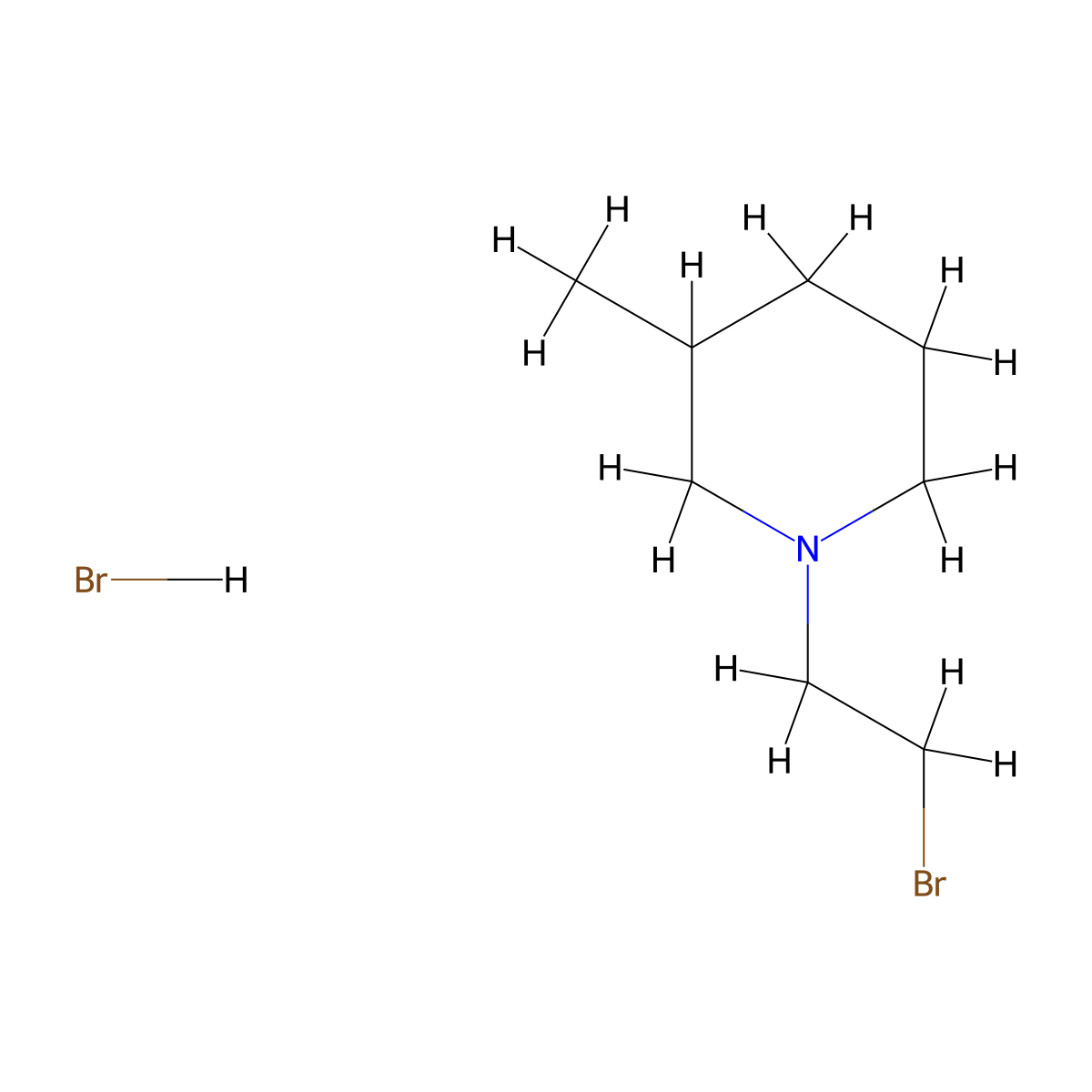 1-(2-Bromoethyl)-3-methylpiperidinehydrobromide molecular structure, CAS 2470437-33-1