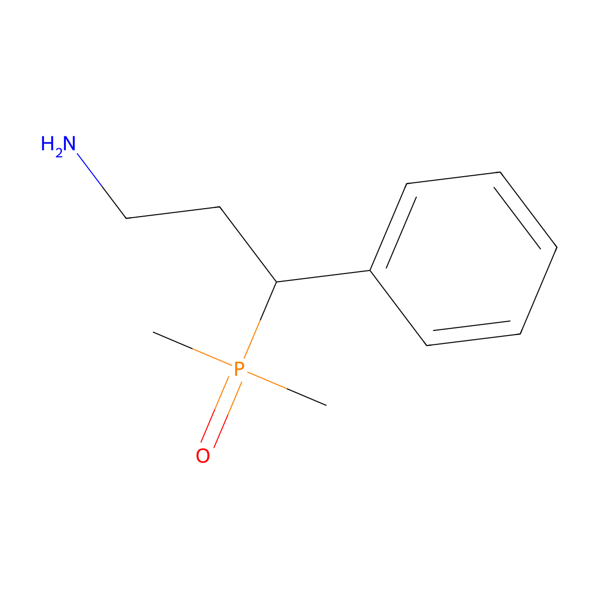 3-(Dimethylphosphoryl)-3-phenylpropan-1-amine molecular structure, CAS 2470438-26-5