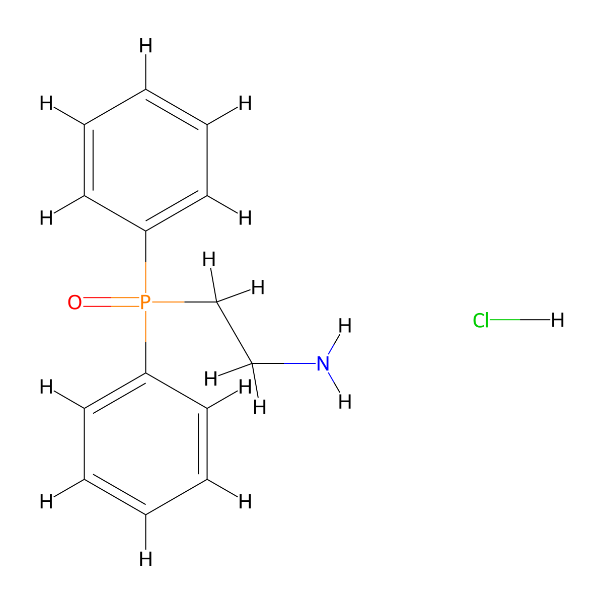 2-Diphenylphosphorylethanamine;hydrochloride molecular structure, CAS 2470438-60-7