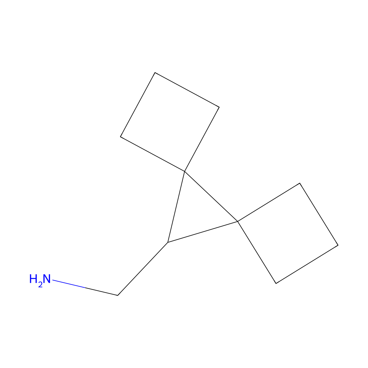 1-{Dispiro[3.0.3^{5}.1^{4}]nonan-9-yl}methanamine molecular structure, CAS 2470438-84-5