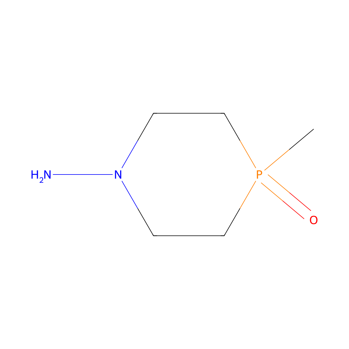1-Amino-4-methyl-1,4lambda5-azaphosphinan-4-one molecular structure, CAS 2470439-41-7