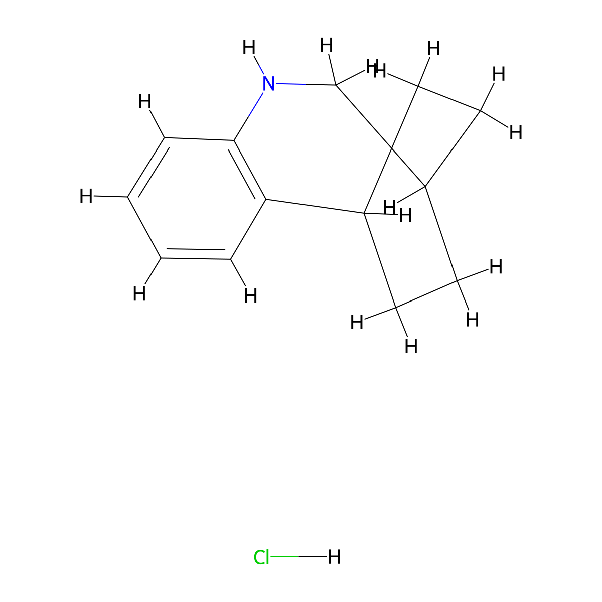 8-Azatricyclo[8.2.2.0,2,7]tetradeca-2,4,6-triene hydrochloride molecular structure, CAS 2470440-17-4